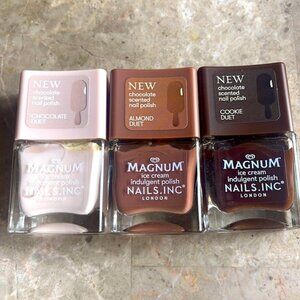 Trio of limited-edition chocolate-scented nail polishes